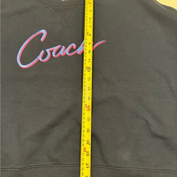 NWOT Coach Basic Blue Women’s Trendy Crewneck Size XXL PTP 30 Oversized Casual - Picture 9 of 10